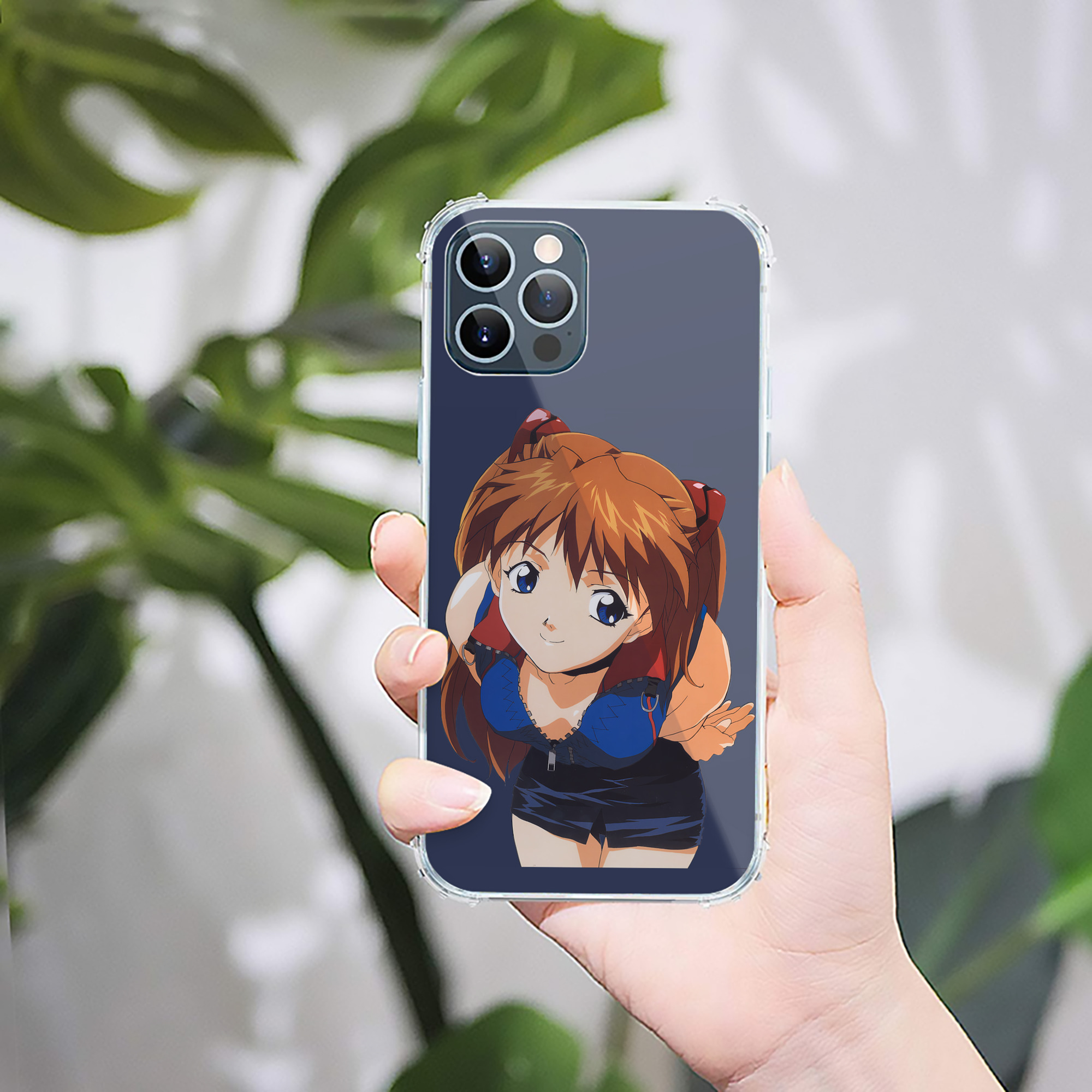 （画像用） EVA 新世紀エヴァンゲリオン 【iPhone 12シリーズ対応】透明スマホケース（クリアソフトケース）